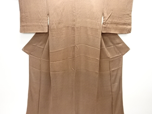 JAPANESE KIMONO / ANTIQUE KIMONO / SILK / KINSHA / ABSTRACT PATTERN